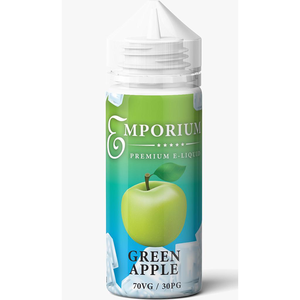 EMPORIUM ICE GREEN APPLE 70/30 0MG 120ML SHORTFILL 